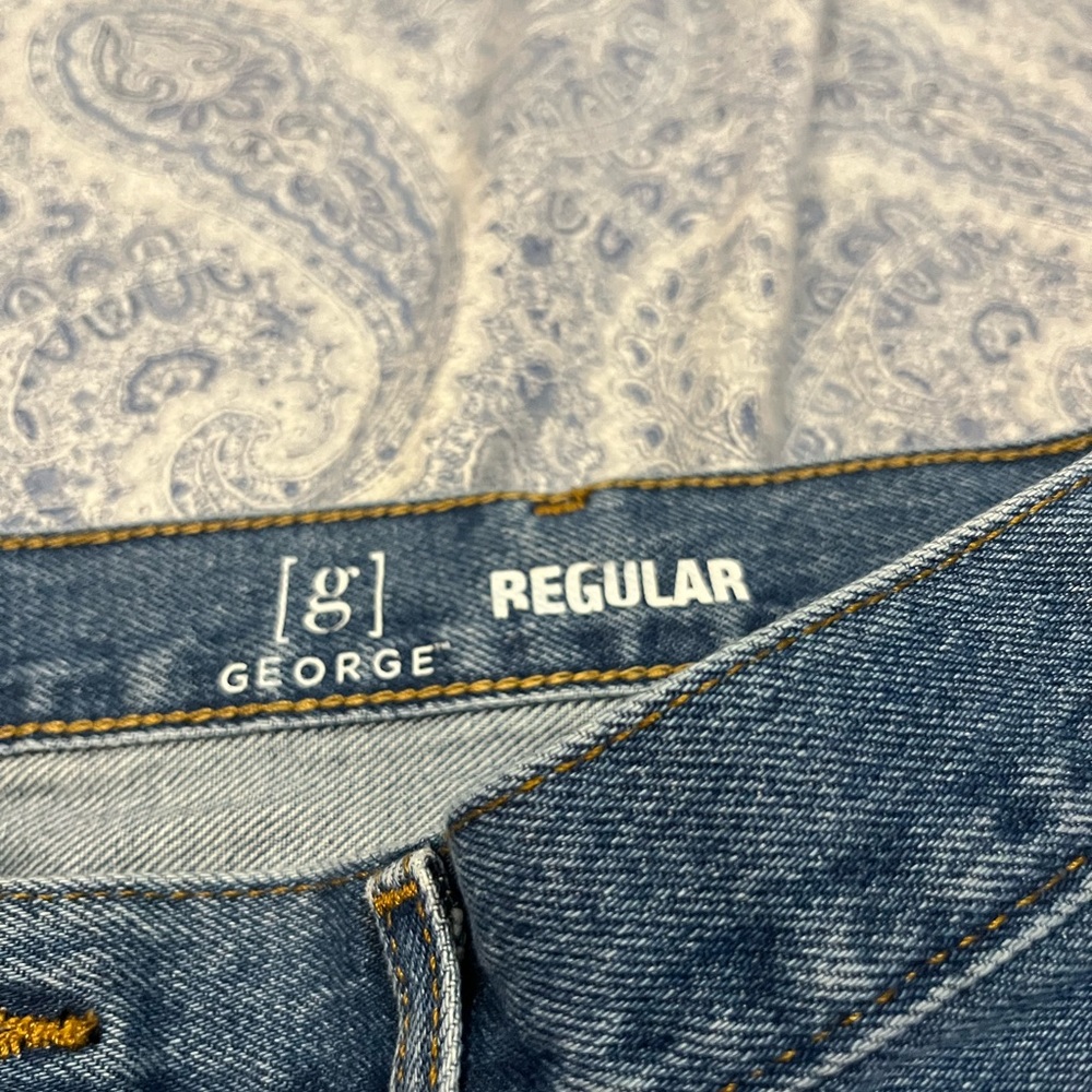 George Slim Straight Men's Jeans - Blue